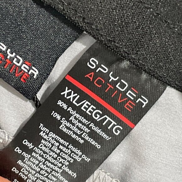 NEW Spyder Active Mens XXL Light Gray Athletic Shorts With 4-Way Stretch - Picture 6 of 10